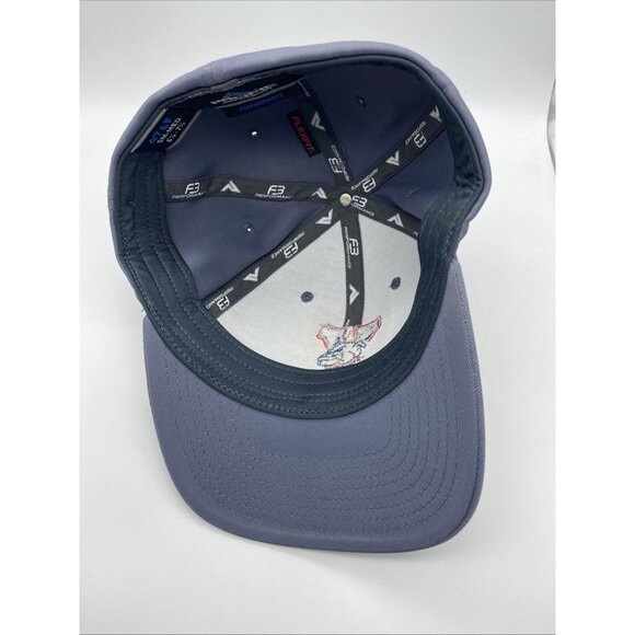 Yale Bulldogs Gray Cap Hat Flex-Fit S-M Stretch 476F NCAA Pacific Headwear - Picture 8 of 9